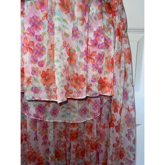 Misa Los Angeles Floral Print Maxi Skirt Size Small - Picture 4 of 6